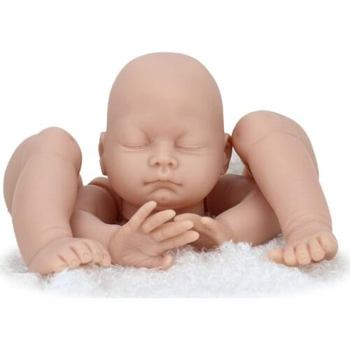 Silicone Reborn Baby Doll Kits DIY 16 Inch Realistic reborn BeBe Handmade blank Reborn Doll Accessories lol Child Toy Kaydora