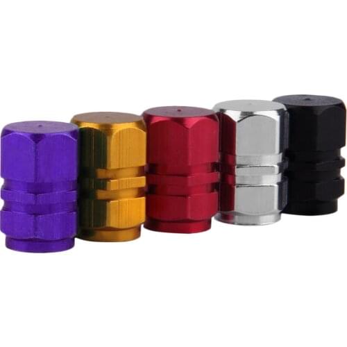 NEW 2018 4 Pcs Compact Aluminum Car Truck Motocycle Bike Tire Tyre Wheel Rims Air Valve Stem Caps Cover Tyres Accessories