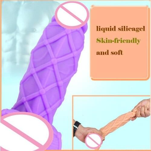 New Soft Huge Dildo Sex Toys For Women Masturbators Big Penis Cock Vaginal Anal Dilator No Vibrator Dildos Faloimetor For Women