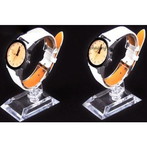 Wholesale Good Toughness Acrylic Watch Holder Watch Display Stand Clear Jewelry Display Rack Shelf Showcase