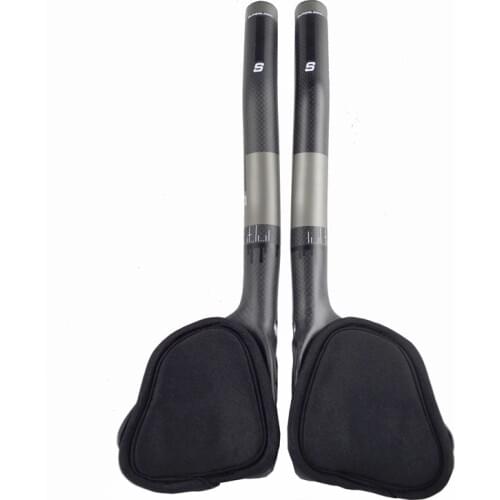 Full carbon superlogic rest handlebar TT handlebar road bike parts Bicycle Accessories 3k matte finish for 31.8mm bars