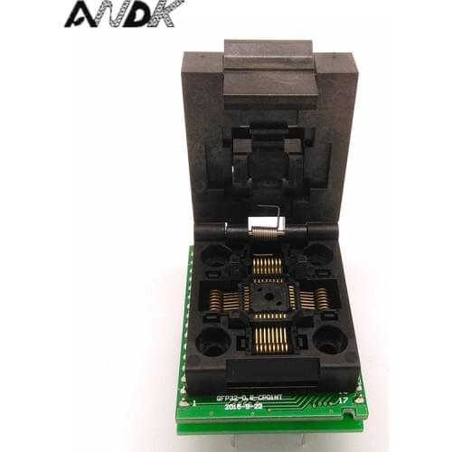 Free shipping TQFP32 QFP32 LQFP32 TO DIP28 adapter socket support ATMEGA8 ATMEGA8A ATMEGA328 AVR MCU TL866A TL866CS