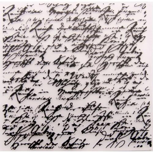 EMBOSSER Plastic Embossing Folder For Scrapbook Stencils WORDS DIY PAPER Album Cards Making CRAFT SUPPLIES Scrapbooking MOLDS