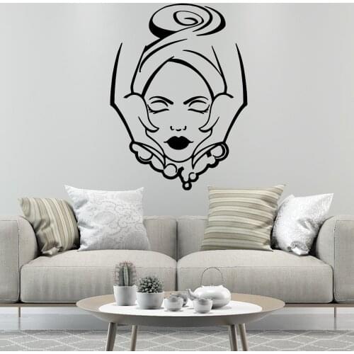 Funny Spa Wall Art Decal Wall Art Sticker Murals For Spa Room Vinyl Decals Wallpaper Beauty Salon Stickers Mural Poster