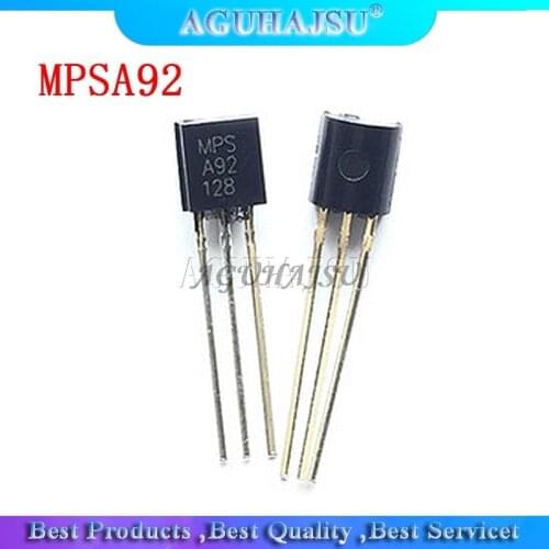 100PCS MPSA92 A92 TO-92 TO92 triode transistor New original