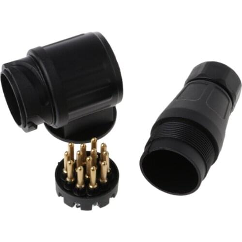 Auto Car Trailer 13 Pin Plug Connector Socket Caravan Waterproof Adapter