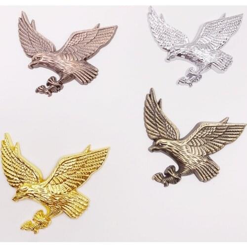 Auto Styling Car Eagle Animal Ornament Badge Auto Body Sticker 3D Eagle Emblem Car Modification Accessories Exterior Decoration
