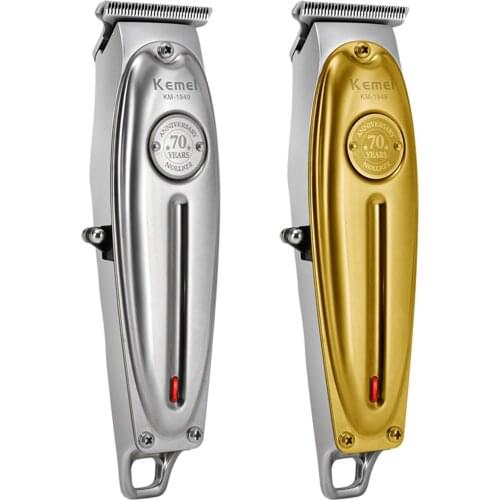 Family All Metal Electric USB Mens Hair Clippers Kit Grooming Trimmer