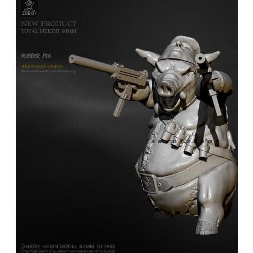 H60mm Resin model kits figure colorless and self-assembled TD-2663