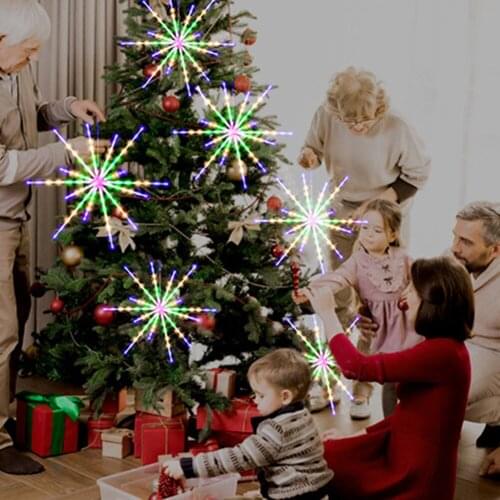 Meteor RGB Lighting Symphony Dynamic Birthday Christmas Party Outdoor Night Light Strobe Windmill Firework Wedding Decorate Lamp