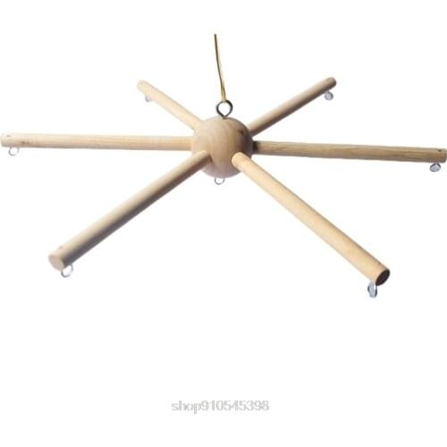 Baby Mobile Hanger Baby Crib Mobile Hanger Frame Mobile DIY Baby Mobile Holder In Natural Wood Crib Bell N20 20 Dropshipping