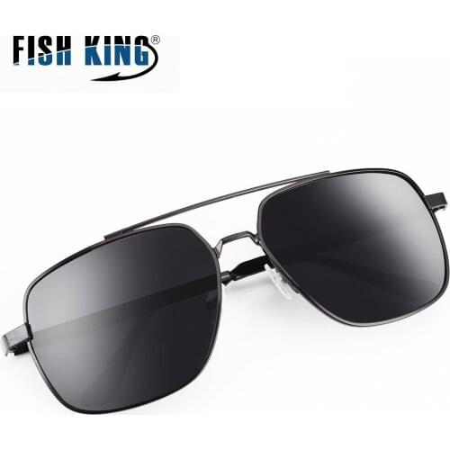 FISH KING Polarized Fishing Glasses Men Women Sunglasses Outdoor Sports Goggles Camping Hiking Driving Eyewear Sun Glasses
