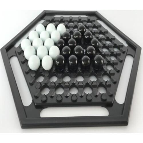 Mini Abalone Table Games Portable Chess Set Puzzle Desktop Game Family Children Kids Intellectual Push Chess Home Party