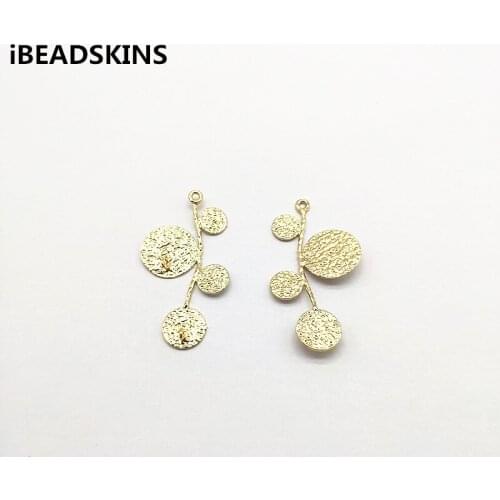 New arrival! 40x22mm Leaves shape Connectors Copper Jewelry Accessories for Earrings parts,Accessories,hand Made Jewelry DIY