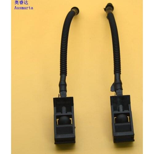 OEM 2Pcs Car Parts Nozzles with hoses For Bora Jetta Golf MK4 Beetle Passat Polo Windshield Wiper Spray 6RD955985 6RD 955 985