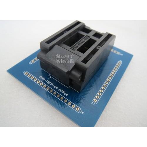Original YAMAICHI IC Test Seat IC51-0644-692 Burning Programme TQFP64 QFP64 TQFP64 Socket Adapter