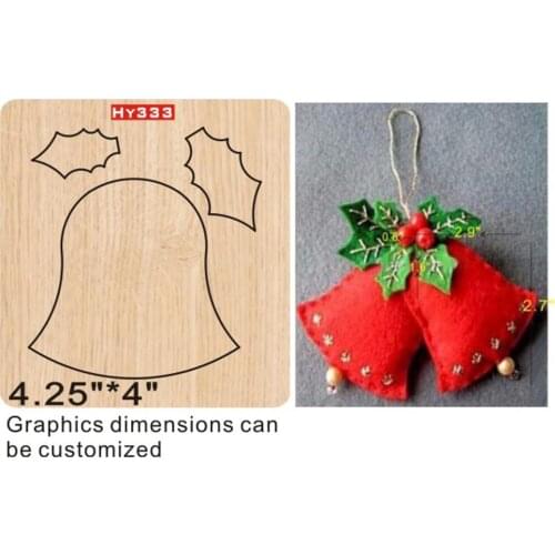 Christmas bell cutting dies 2019 die cut & wooden dies Suitable for common die cutting machines on the marke