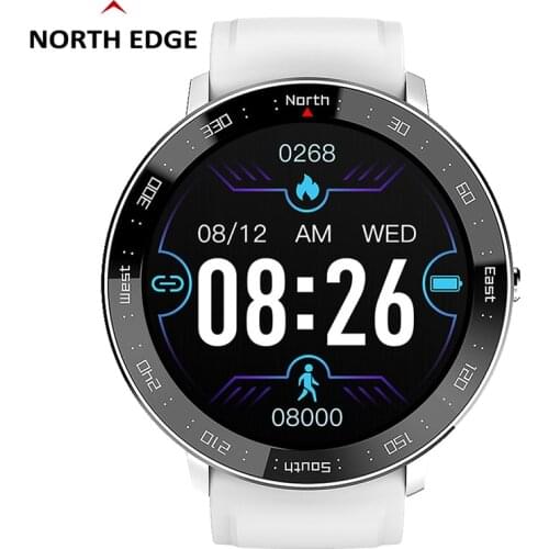 NORTH EDGE Full Touch Screen Smart Watch Men Women’s Watch Heart Rate Fitness Tracker Blood Pressure Sport Mode For Android IOS