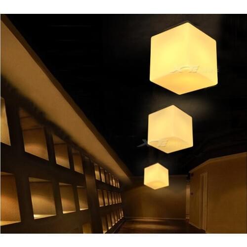 Modern Glass Simple Led White ceiling light Room light Corridor Balcony Passing lamp Corridor light Home lamp ceiling light