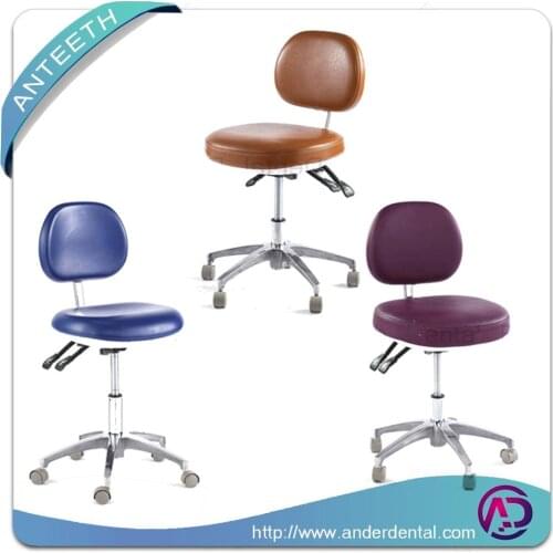 Dental laboratory equipment clinic doctor chair metal reinforced height and backrest adjustable luxury doctor chair