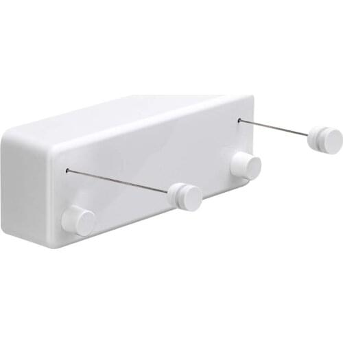 Stainless Steel Clothesline Folding Clothes Horse Extendable Laundry Hanger Retractable Drying Rack Bathroom Accessories