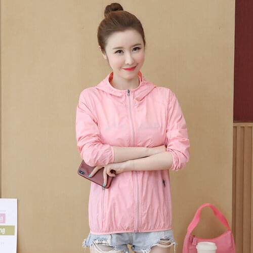 Spring Summer Autumn Women Thin Jacket Hooded Sunproof Outwear Women Loose Coat Female Windbreaker Tops Oversize 6XL