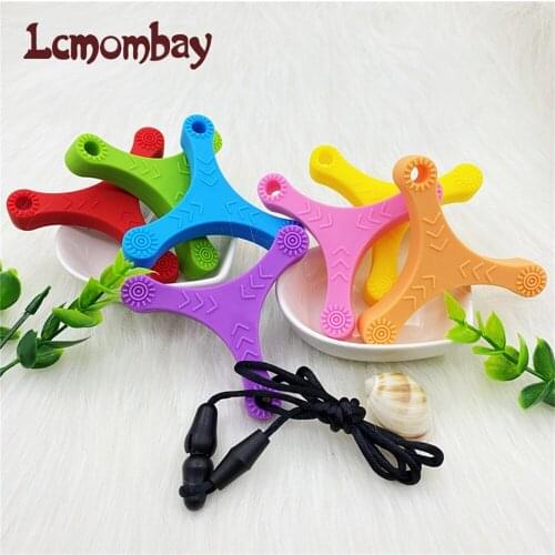 1pcs Baby Sensory Chew Necklace Silicone Rotating Shape Pendant Chewable Jewelry, Teething Necklace for Autism and Hyperactivity