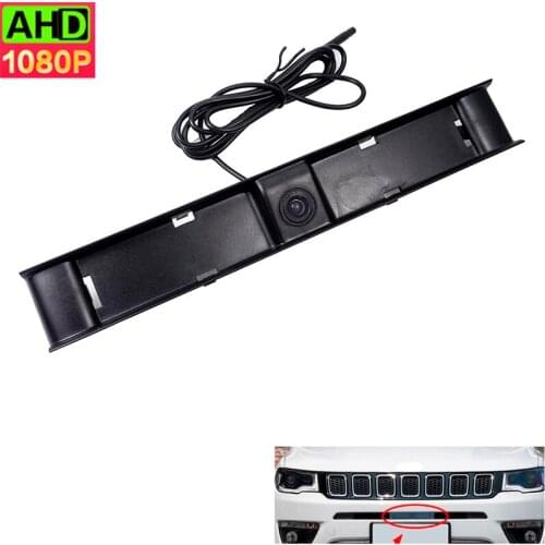 Night Vsion Car Front View Positive Image Camera for Jeep Compass 2017 2018 Firm Installation Under the Car Logo