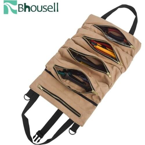 2020 Multifunctional Canvas Storage Bags Suspended Car Tool Organizer Bag Portable Hardware Tool Room Organizer Home Decor