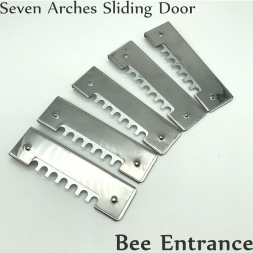 5 Pieces/Pack Beekeeping Tools Bee Entrance Seven Arches Sliding Door Beekeeper Keep Wasp From Biting Prevent Queen From Fleeing
