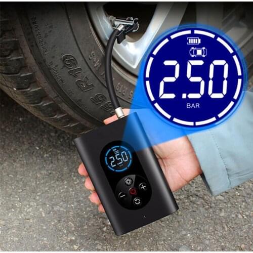 3 IN 1 Rechargeable Wireless Electric Inflatable Air Pump 4000mAh Power bank + Light for Tire Ball Boat Bike Motorcycle Pump