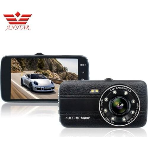 ANSTAR Car DVR Full HD 1080P Dash Cam Rear View Mirror With Car DVR Camera Video Registrar 170 Degree Night Vision Camcorder