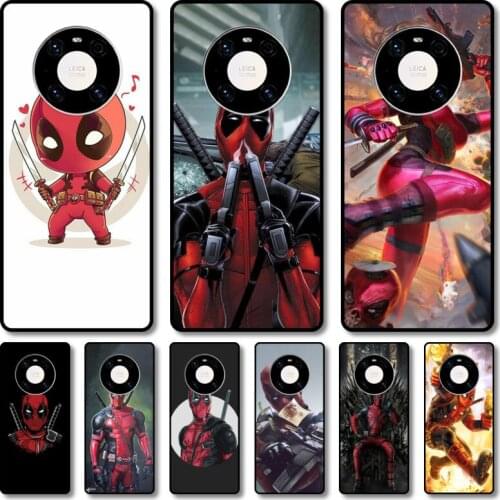 Lady pool Phone Case For Huawei mate 40 30 10 20 40 8 9 Lite Z Pro RS black cell shell