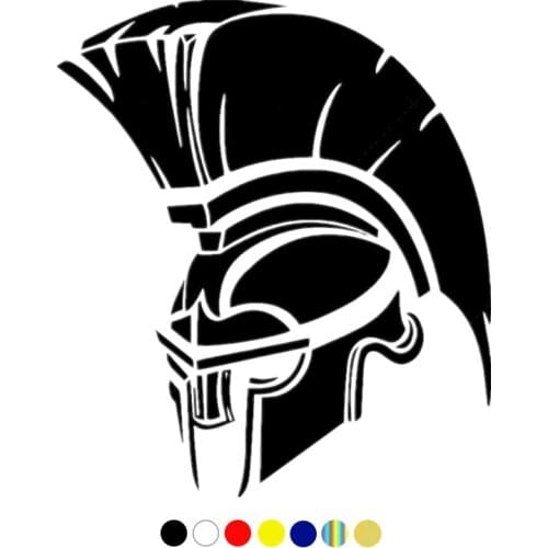 CS-10105# Trojan Head funny vinyl car sticker reflective waterproof car decal stickers on car truck bumper rear window laptop