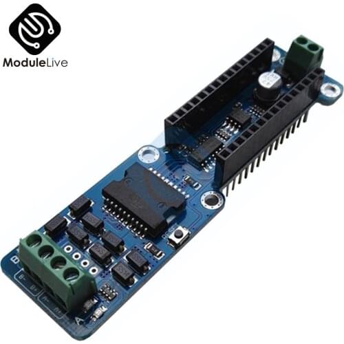 L298P 2A DC Stepper Motor Driver Shield Dual Channel Module For Arduino Nano 3.0 IDE 5-12V Dual Channel Full H-Bridge Board