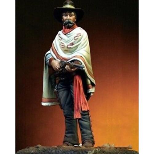 1/32 Scale Unpainted Resin Figure Old West with Winchester collection figure