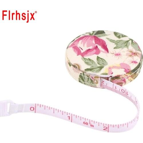 FLRHSJX 150cm/60in Measuring Tape Double Sided Tape Measure Ruler Retractable Soft Fabric Craft Sewing Measuring Tools