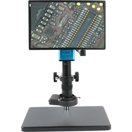 HDMI Autofocus SONY IMX290 Video Microscope Camera 180X Digital Electric Microscopio Magnifier Set For SMD PCB Solder Repair
