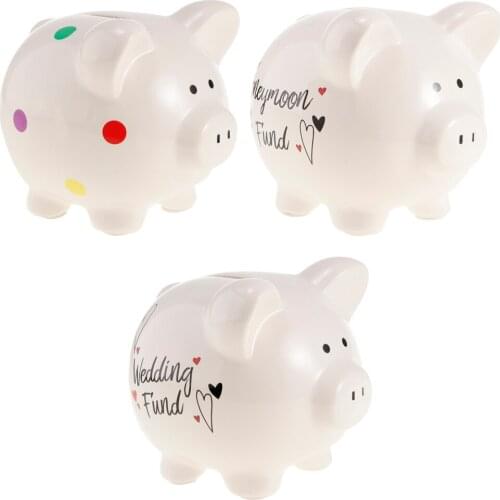 Piggy Bank Pig Money Coin Saving Box Pot Storage for Kids Gift