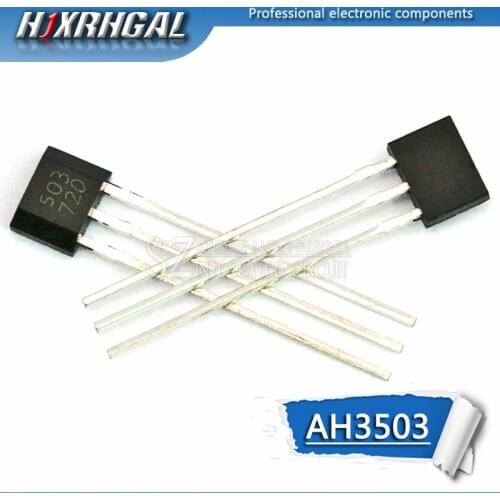 10pcs AH3503 TO-92 3503 TO92 UGN3503UA UGN3503 Casing Hall Effect Sensor Hall Sensor Motor