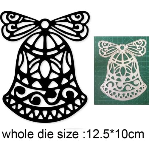 2021 metal cutting dies cut die mold Lace Christmas Bells Decoration Scrapbook paper craft knife mould blade punch stencils dies
