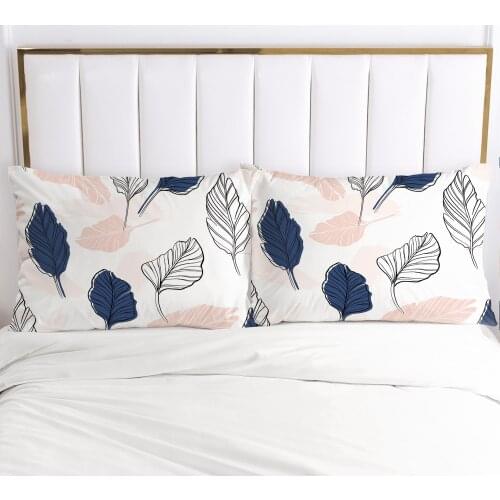 2PCS 3D Pillow Cover 50x75 65x65 Nordic Decoration Throw Pillow Cases Bedding PillowCase Customize any size design