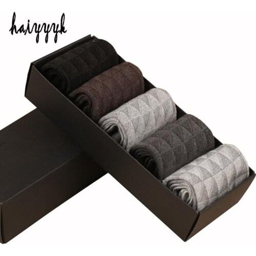 New good quality bamboo fiber socks men deodorant casual working sock dress mens 10pcs=5pair/lot size(EU=38-44) Gift Boxed