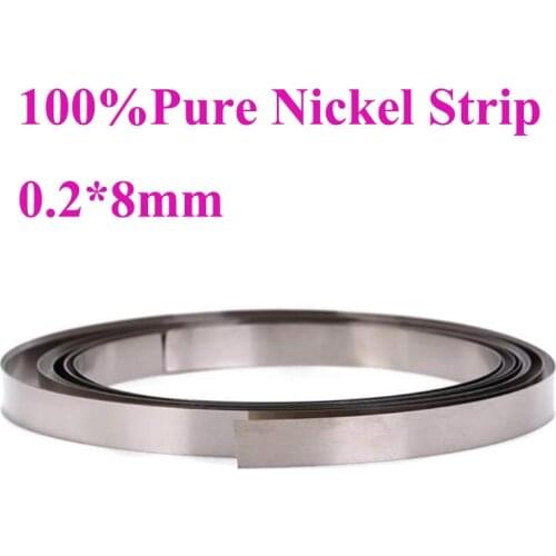 99.96% Pure Nickel strip 10m / Roll 0.15*8MM for 18650 21700 18500 26650 Battery Spot welding