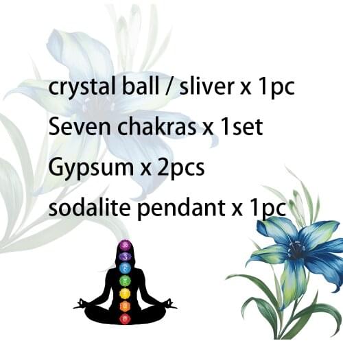 Dropshipping Natural crystal Stone gem Chakra Healing Stone crystal gem collection energy stone set customized by customers