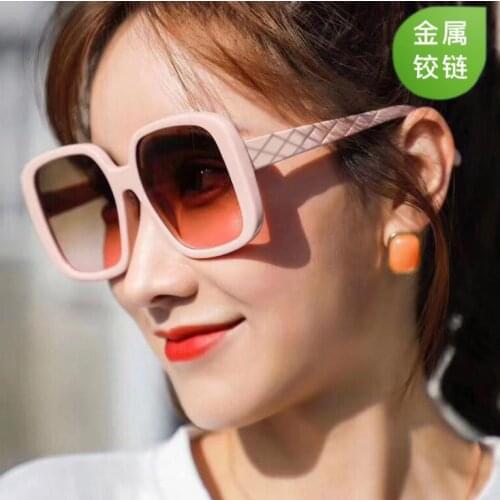 Women Flat Top Sunglasses Men Brand Square Red Shades UV400 Gradient Black Sun Glasses Male Fashion Big Frame Vintage Eyewear