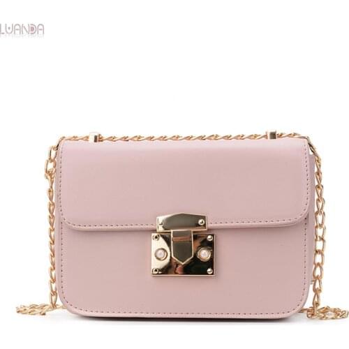 Crossbody Bags For Girl Famous Brand Womens Messenger Bags Fashion Designer Chain Flap Bag Pu Leather Handbag Lady Shoulder Bag