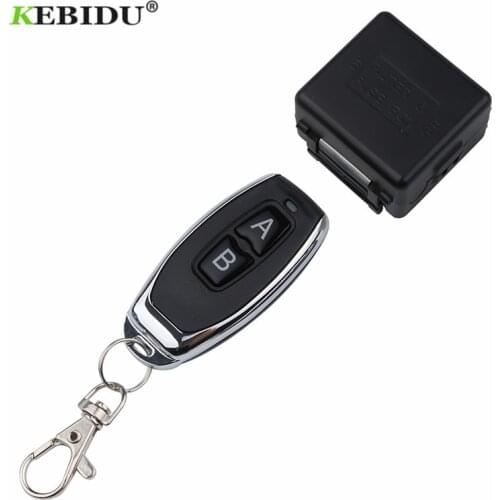 KEBIDU RF 433Mhz Universal Wireless Remote Control Switch DC 120V 1CH Relay Receiver Module & RF 433 Mhz Remote Controls