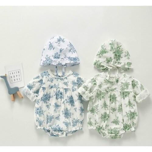 Spring Autumn Newborn Baby Rompers Full Sleeve Cotton Infantis Baby Clothing Romper Costume 3 6 9 12 M Girl Clothes ropa bebe