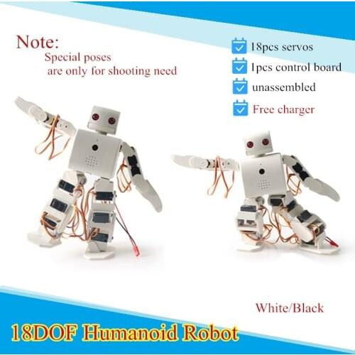 1 set Plen 2 Vivi Humanoid Robot18dof Smart Robot for Arduino Free Manual and Source Suppport Secondary development DIY Robot